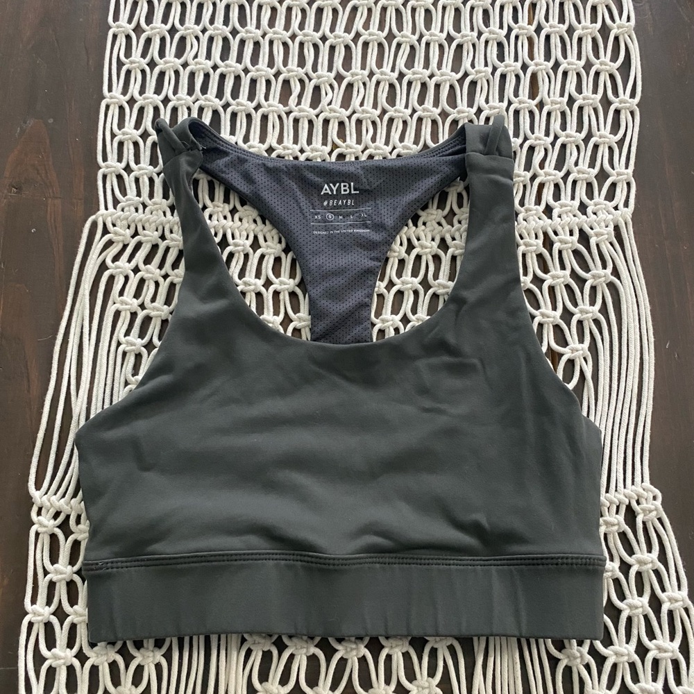 AYBL Dark Gray Sports Bra
